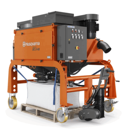 Husqvarna / blastrac dc 2 – 48 staubabscheider für strahlmaschinen