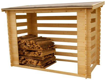 HABRITA Holzunterstand Brennholzlager FORESTA